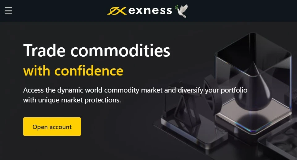 Exness Commodity trading.