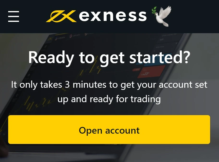 Exness Registration - Open Account.