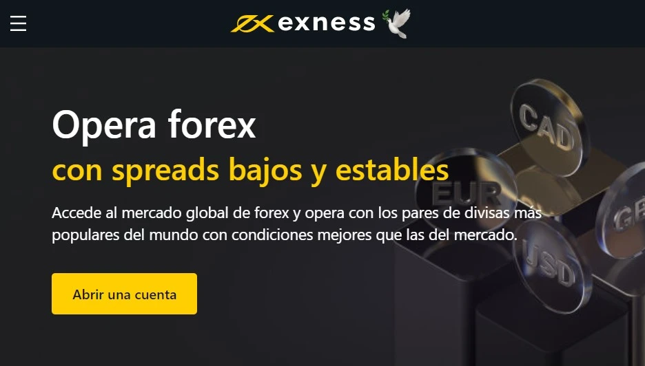 Exness Forex trading.