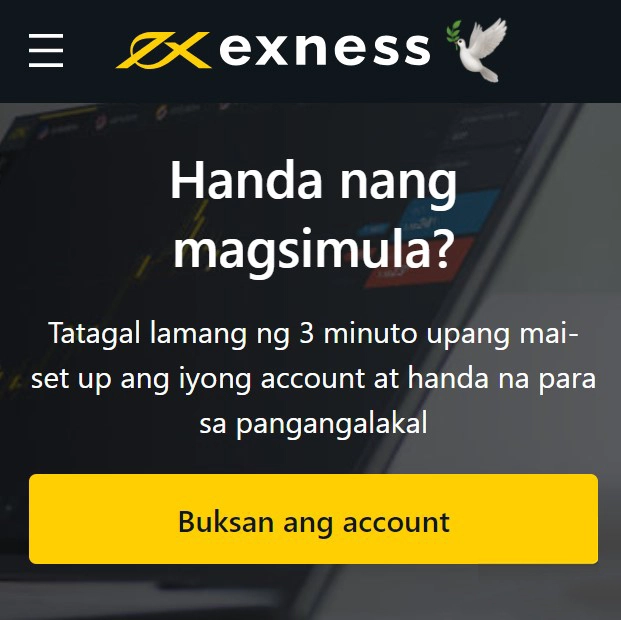 Exness Registration - Buksan ang Account.