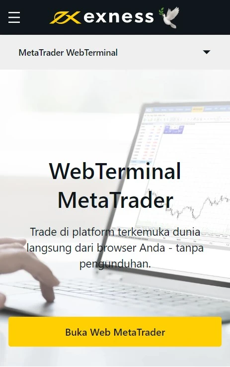 Terminal Web MetaTrader Exness.